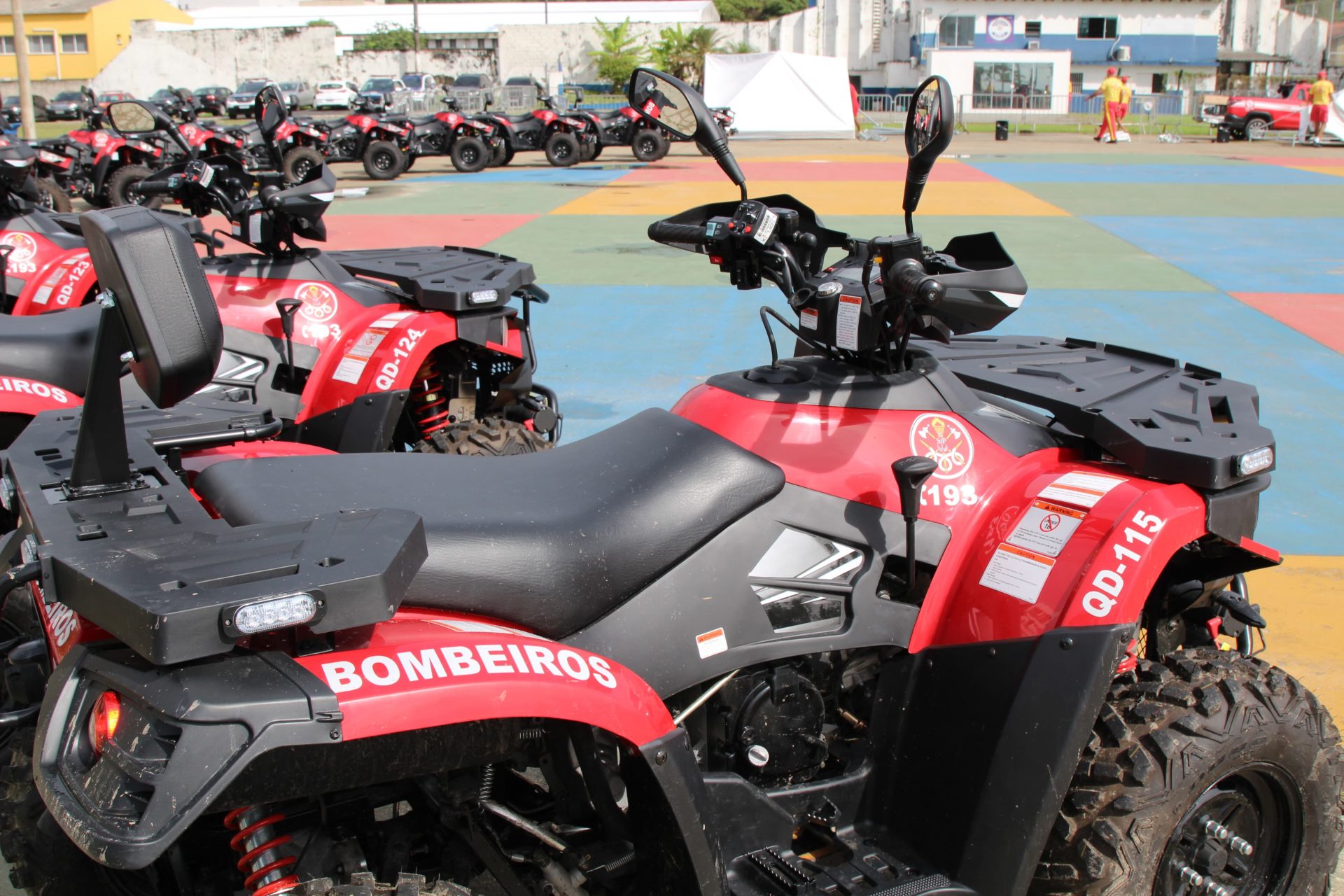 Bombeiros e PM recebem 44 quadriciclos para atendimento de ocorrências no litoral de SP